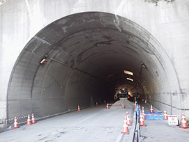 作業前の坑内状況